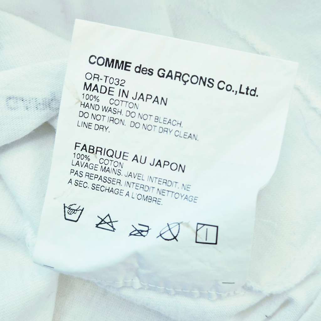 CDG Play Multi Heart White Tee (L)