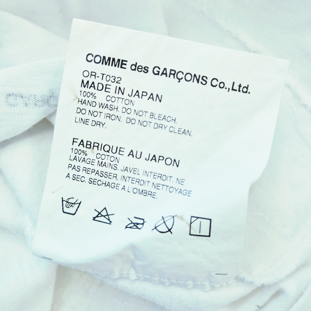 CDG Play Multi Heart White Tee (L)