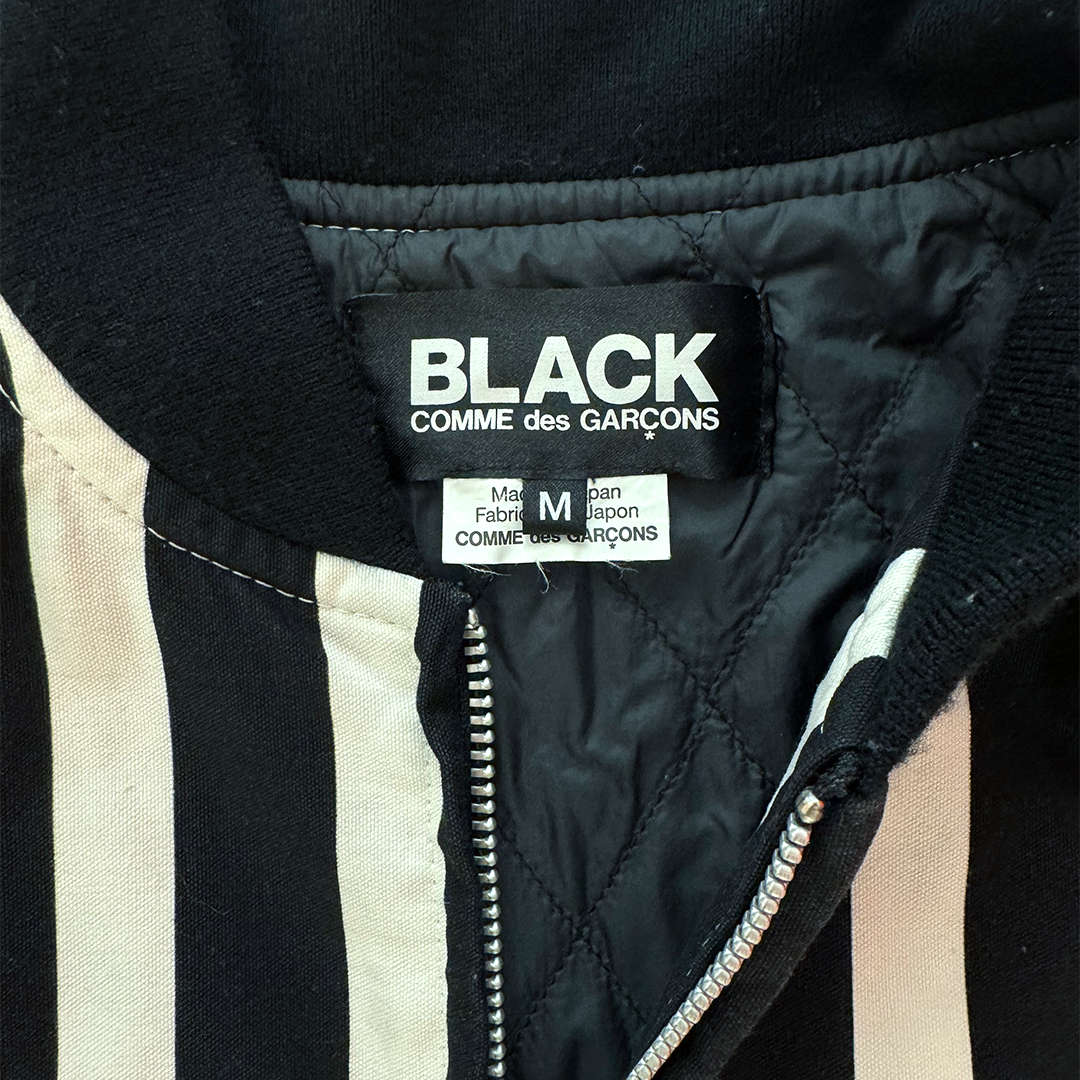 Comme des Garçons Black MA-1 Striped Jacket (M)