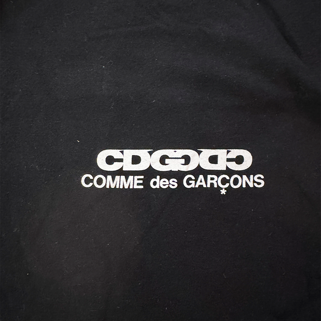 CDG Mid Logo Black Oversized Tee (S)