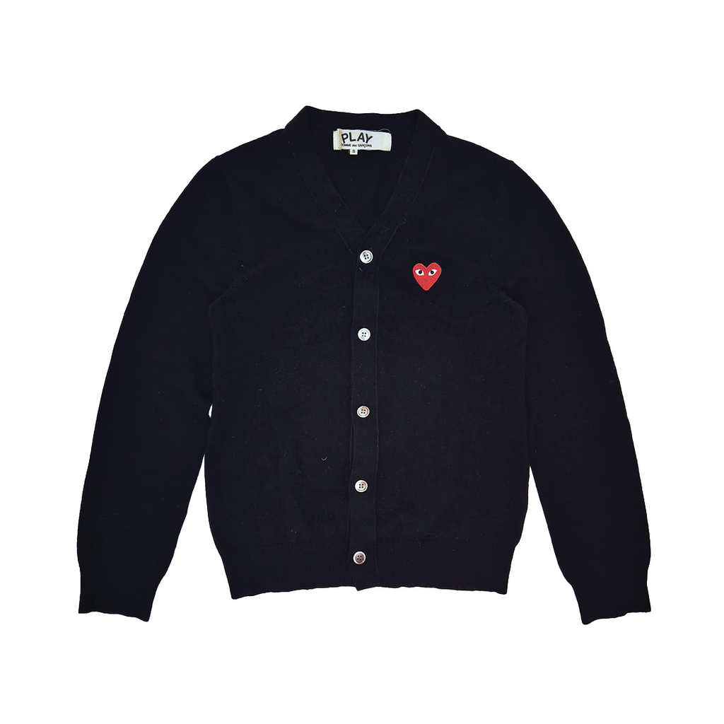 CDG Play Black Cardigan (S)