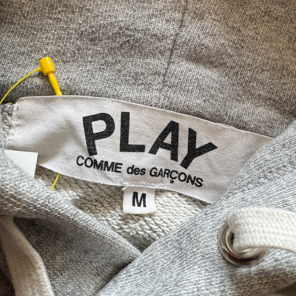 CDG Play Grey Hoodie (M)