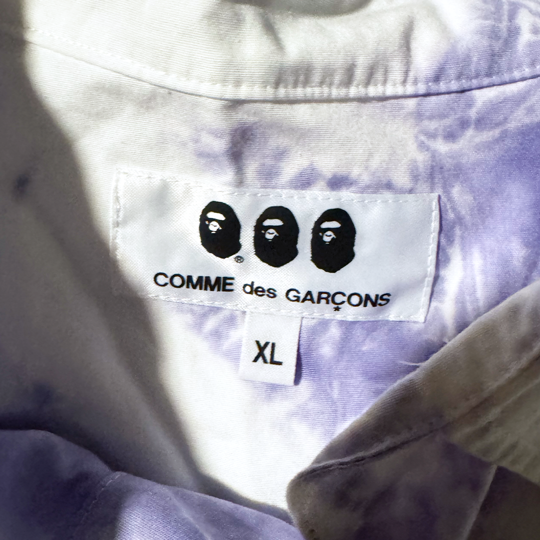 BAPE x CDG Osaka Exclusive Tie & Dye S/S Shirt (XL)