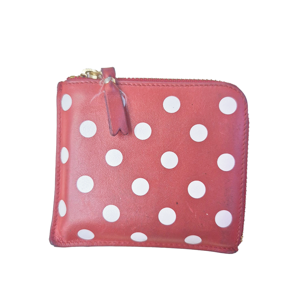 CDG Polka Dot Red Coin Purse