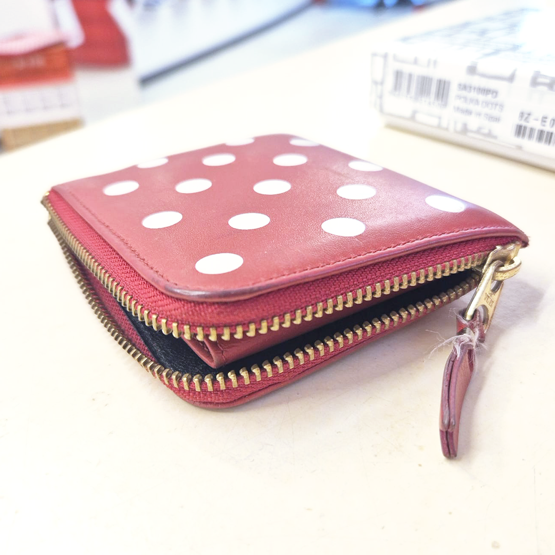 CDG Polka Dot Red Coin Purse