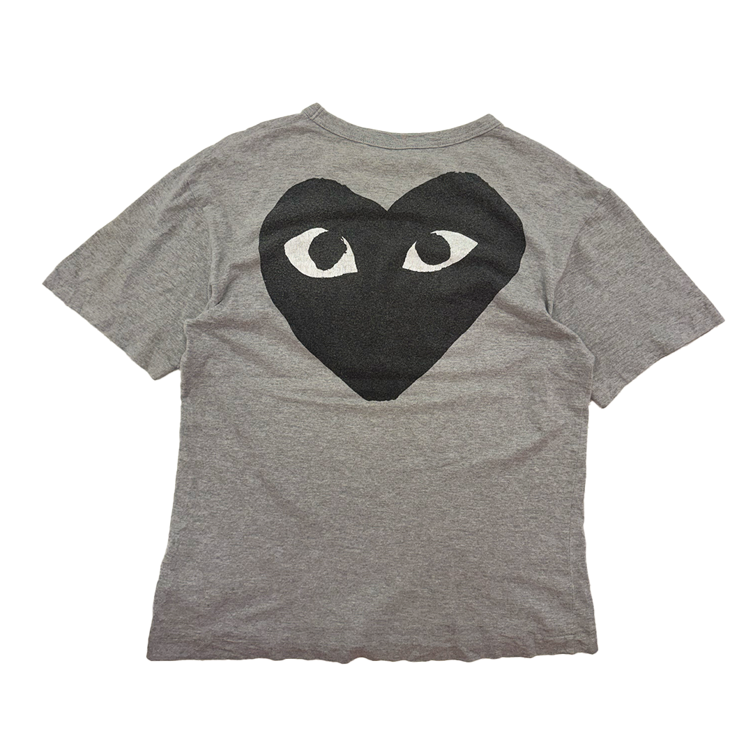CDG Play Grey Tee (M)