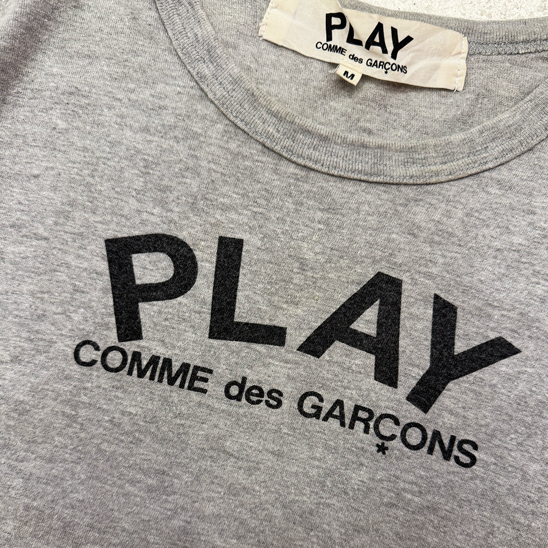 CDG Play Grey Tee (M)