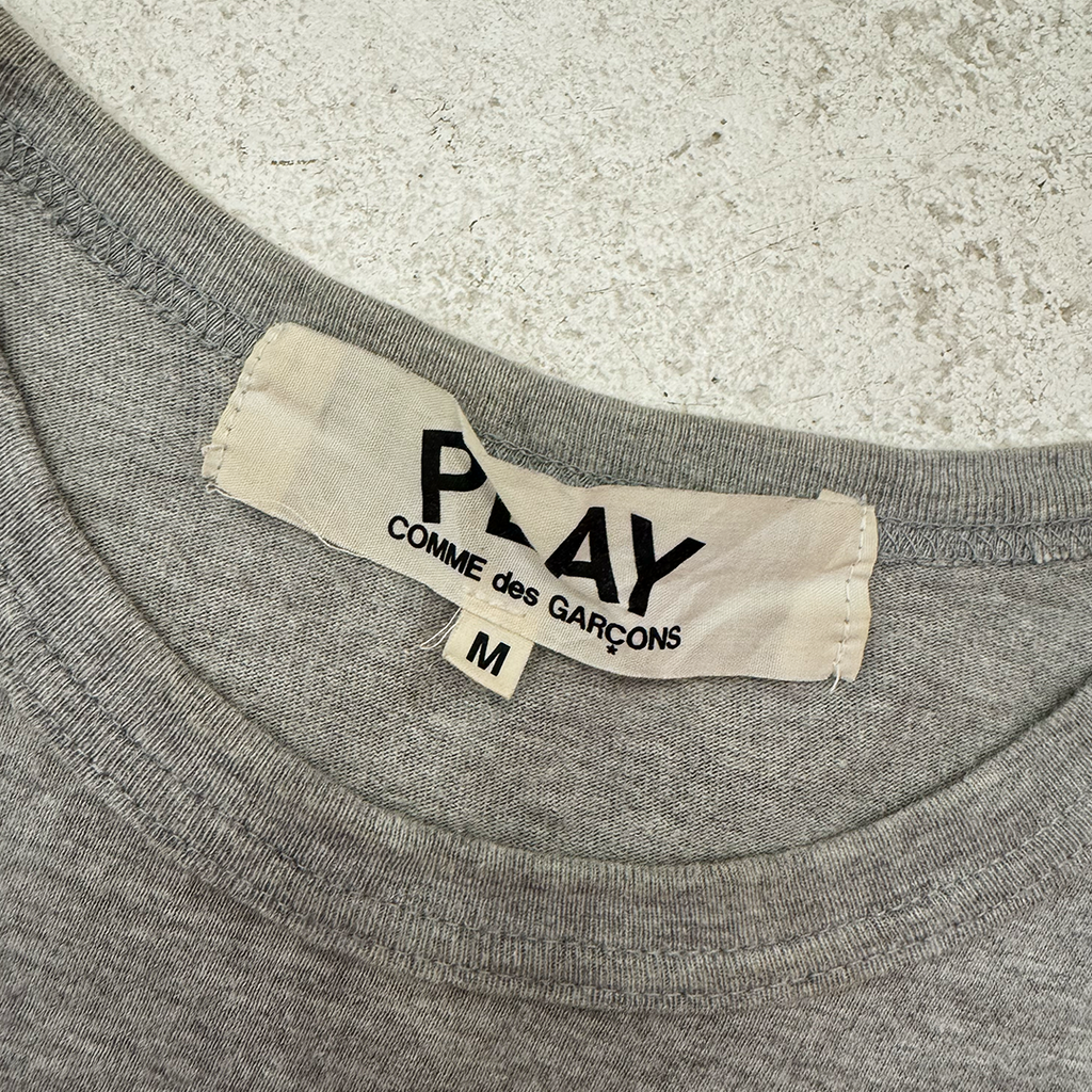 CDG Play Grey Tee (M)
