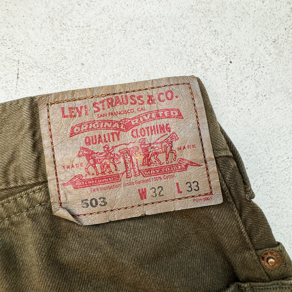 Junya Watanabe x Levi's 503 Olive Pants (S)
