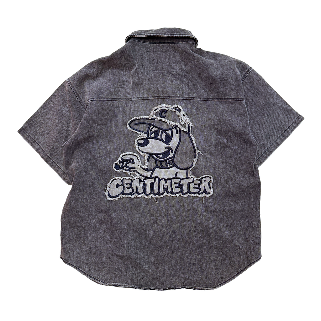 Centimeter Dog Patch S/S Denim Shirt (M)