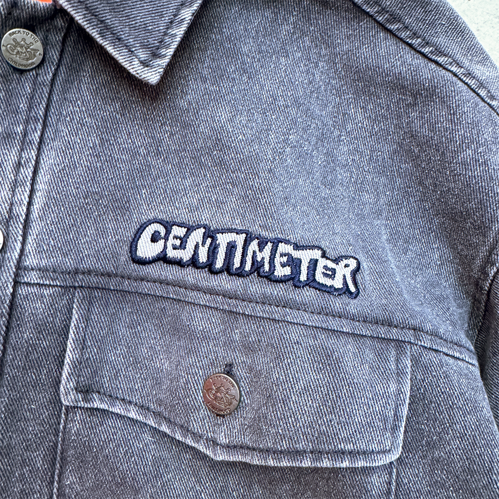 Centimeter Dog Patch S/S Denim Shirt (M)