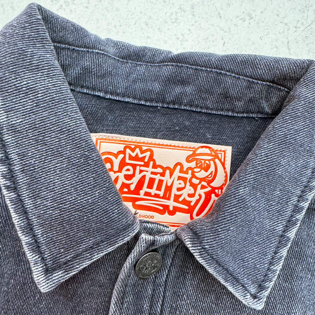 Centimeter Dog Patch S/S Denim Shirt (M)