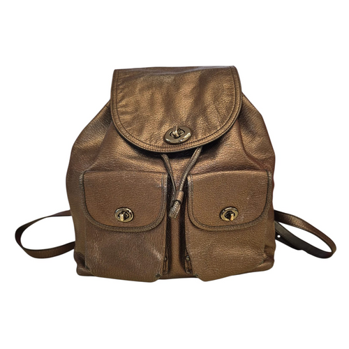 COACH Brown Leather Back Pack