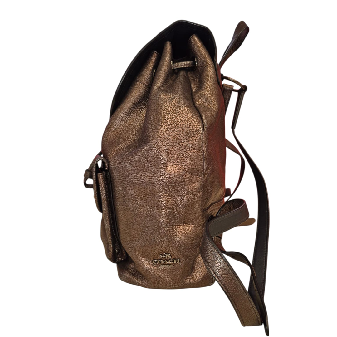COACH Brown Leather Back Pack