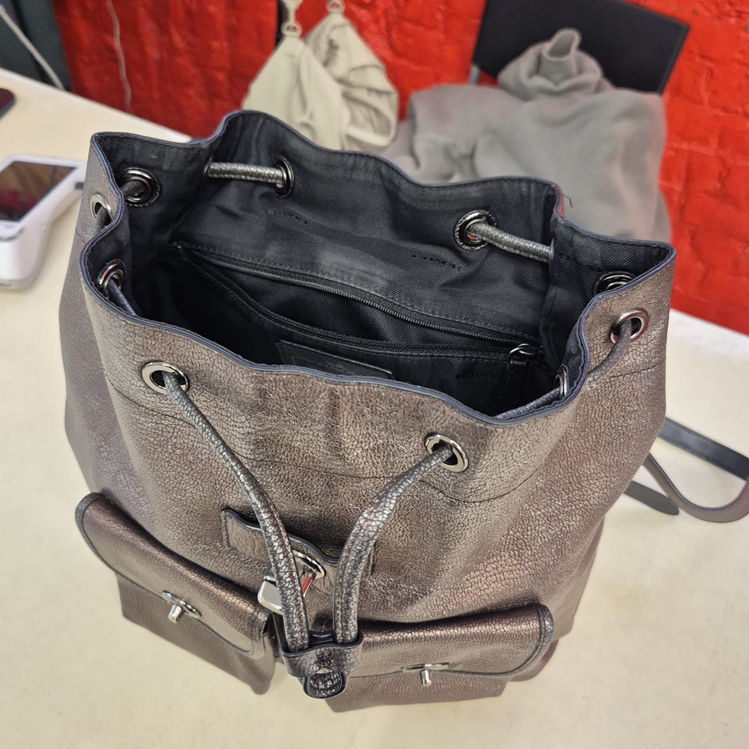 COACH Brown Leather Back Pack