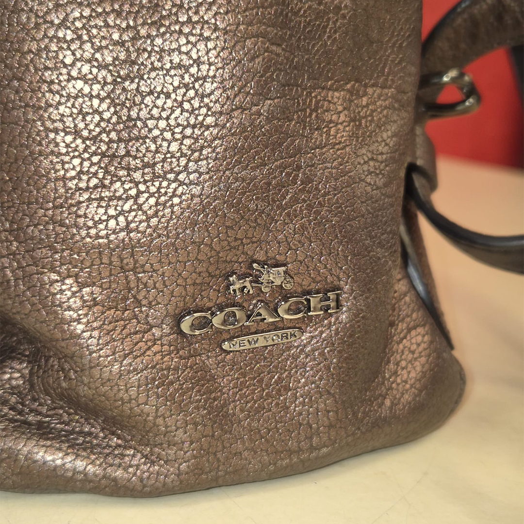 COACH Brown Leather Back Pack
