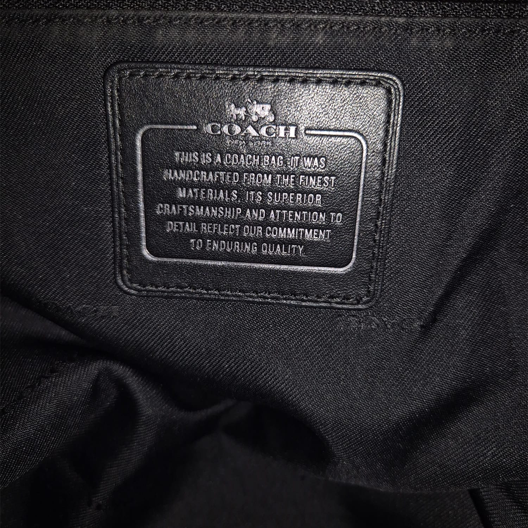 COACH Brown Leather Backpack