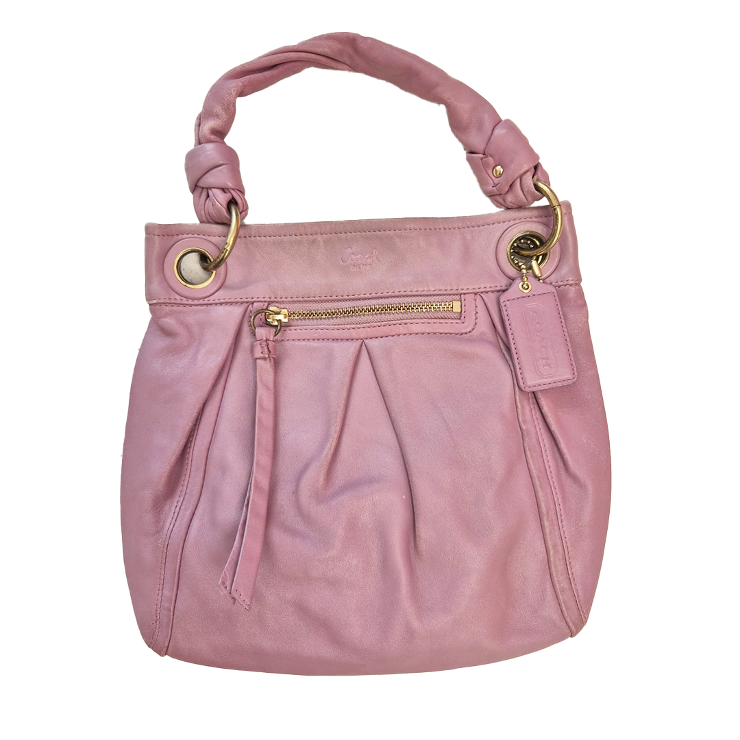 Coach Pink Leather Handbag