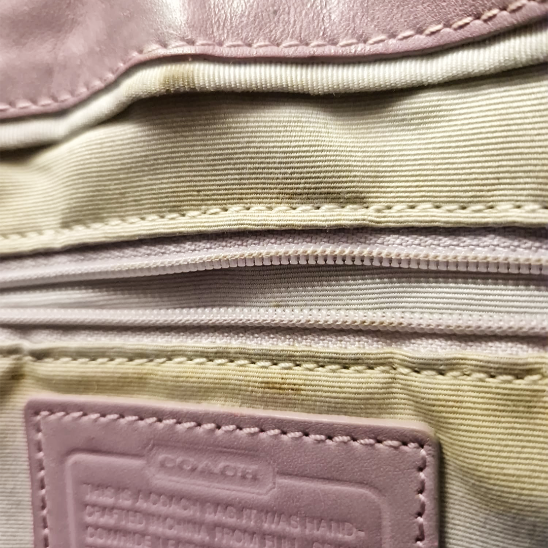 Coach Pink Leather Handbag