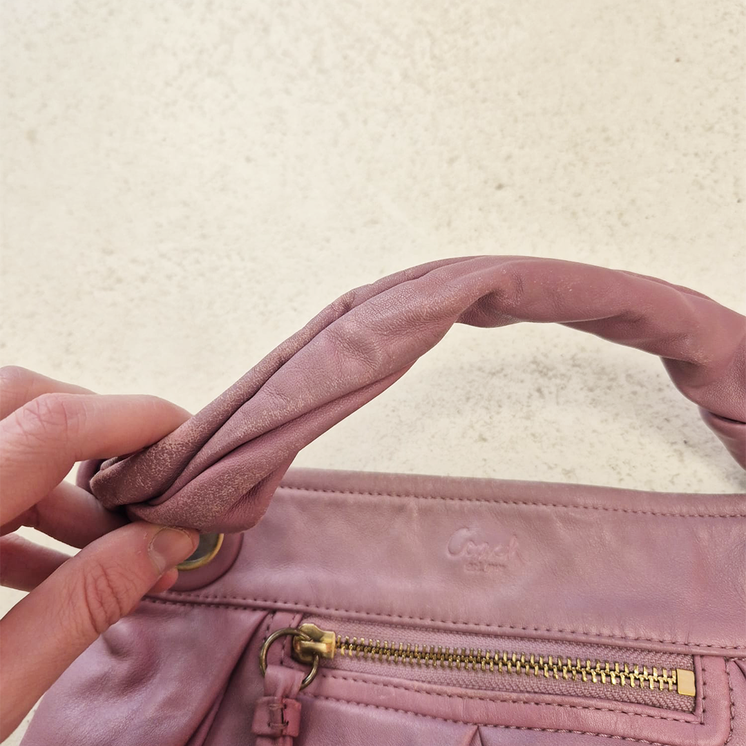 Coach Pink Leather Handbag