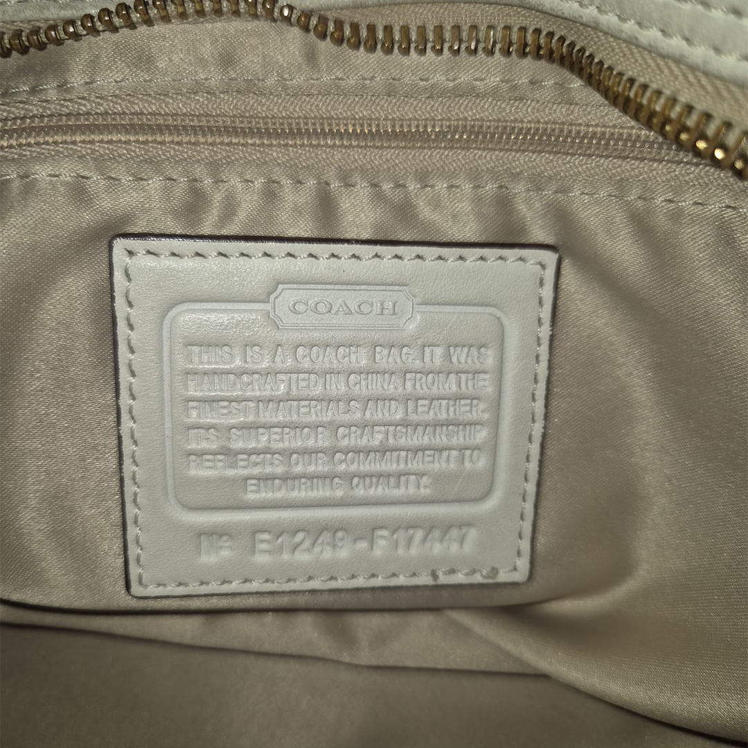 COACH Beige Hand & Shoulder Bag