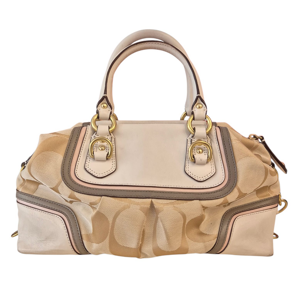 COACH Beige Hand & Shoulder Bag