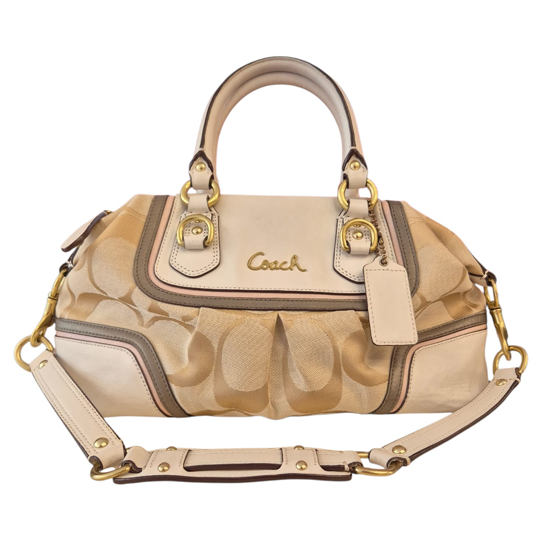 COACH Beige Hand & Shoulder Bag