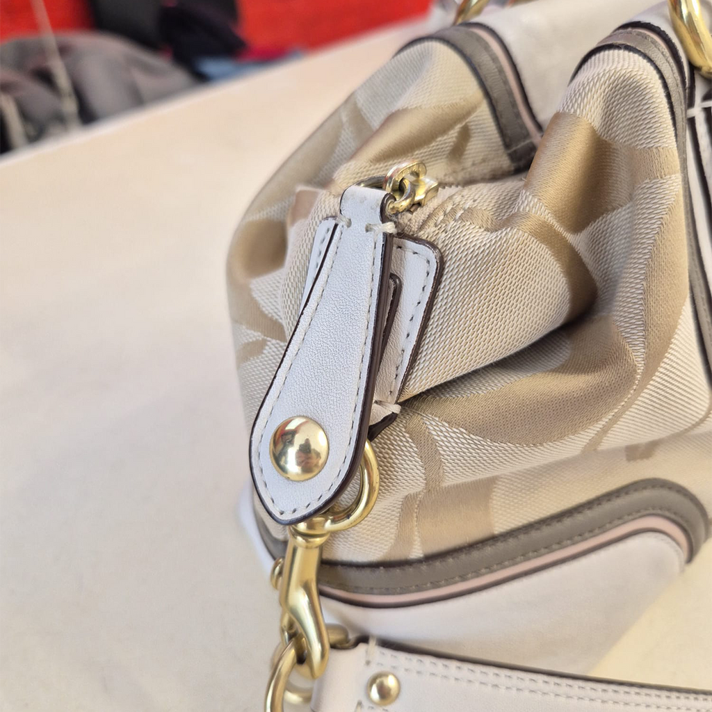 COACH Beige Hand & Shoulder Bag