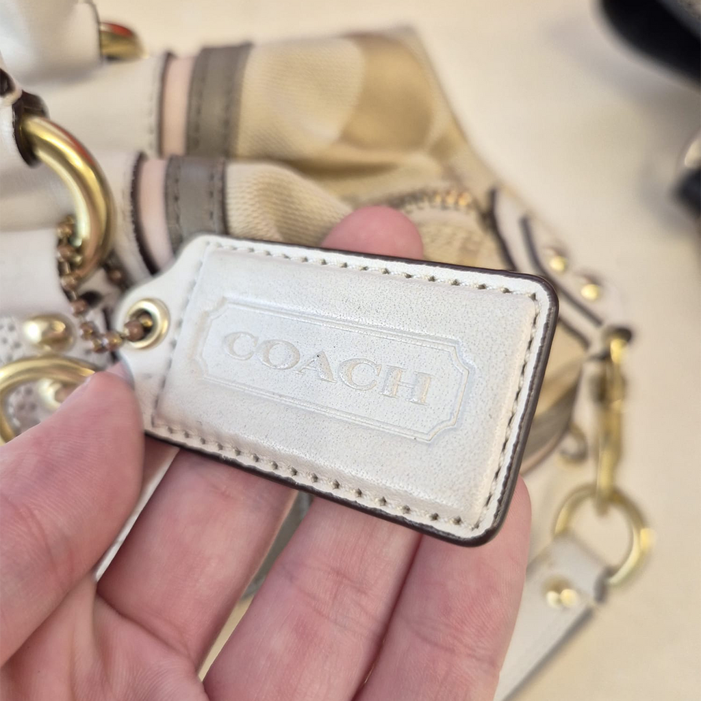 COACH Beige Hand & Shoulder Bag