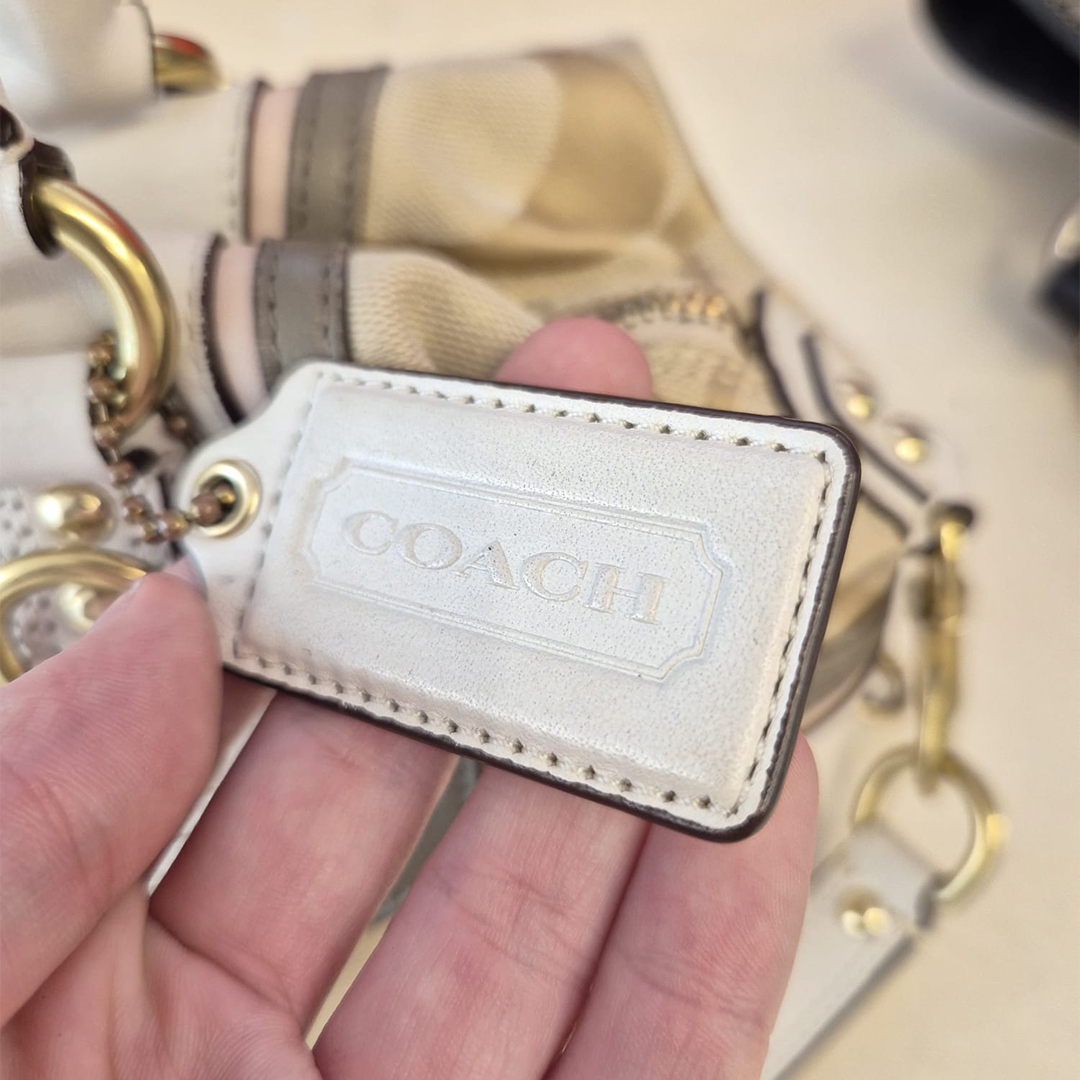 COACH Beige Hand & Shoulder Bag