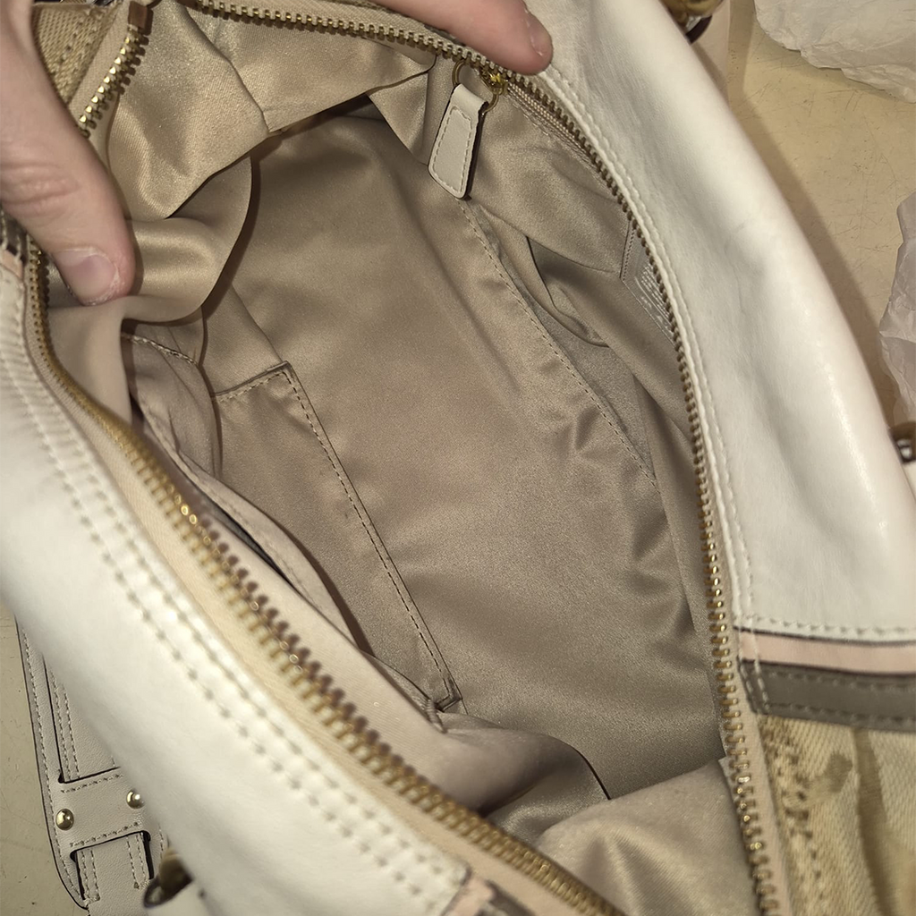COACH Beige Hand & Shoulder Bag