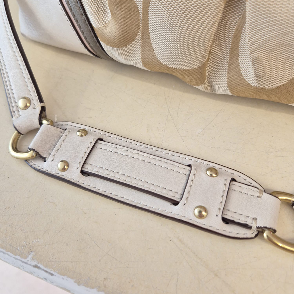 COACH Beige Hand & Shoulder Bag