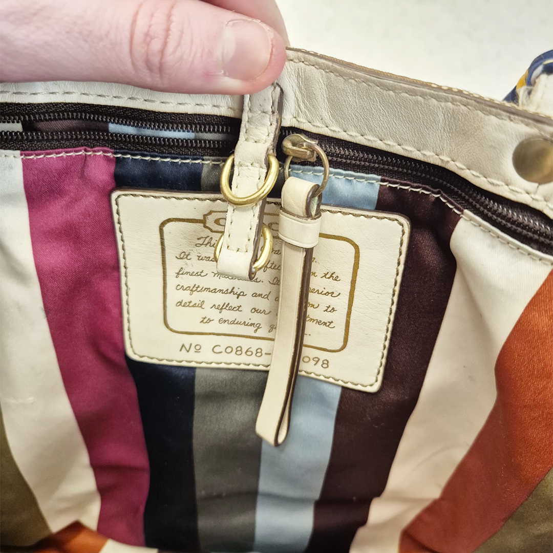 Coach Signature Jacquard Bag