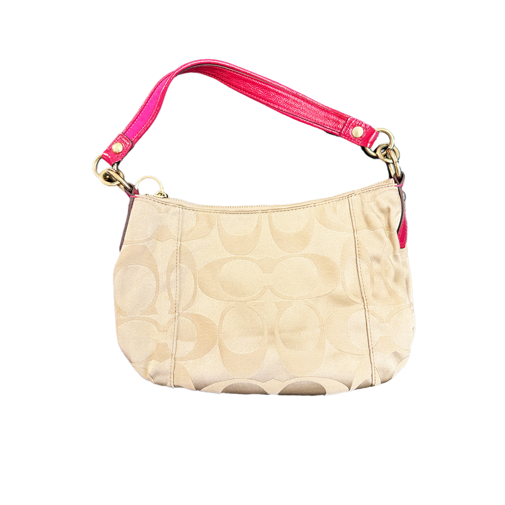 Coach Pink Signature Shoulder Bag