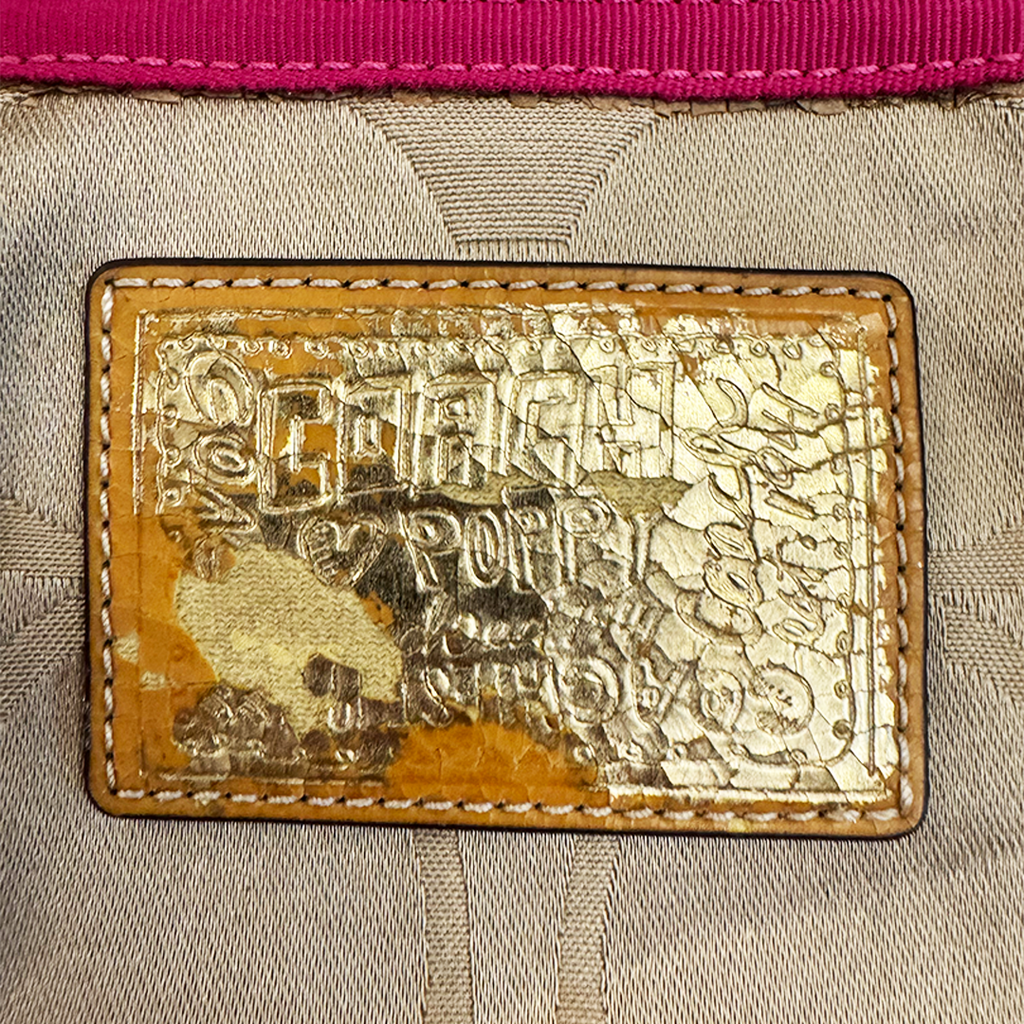 Coach Pink Signature Shoulder Bag