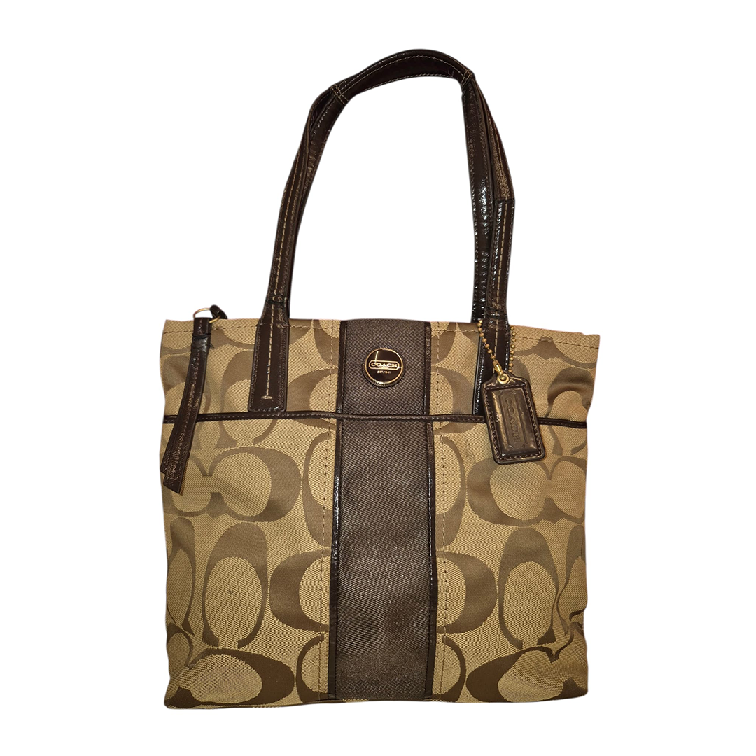 Coach Signature Multi Stripe Tote Bag