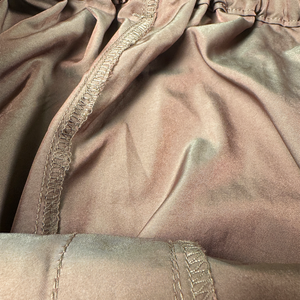 COLN Iridescent Brown Track Pants (FREE SIZE)