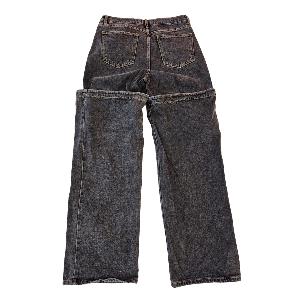 COLN Docking Wide Black Pants (L)