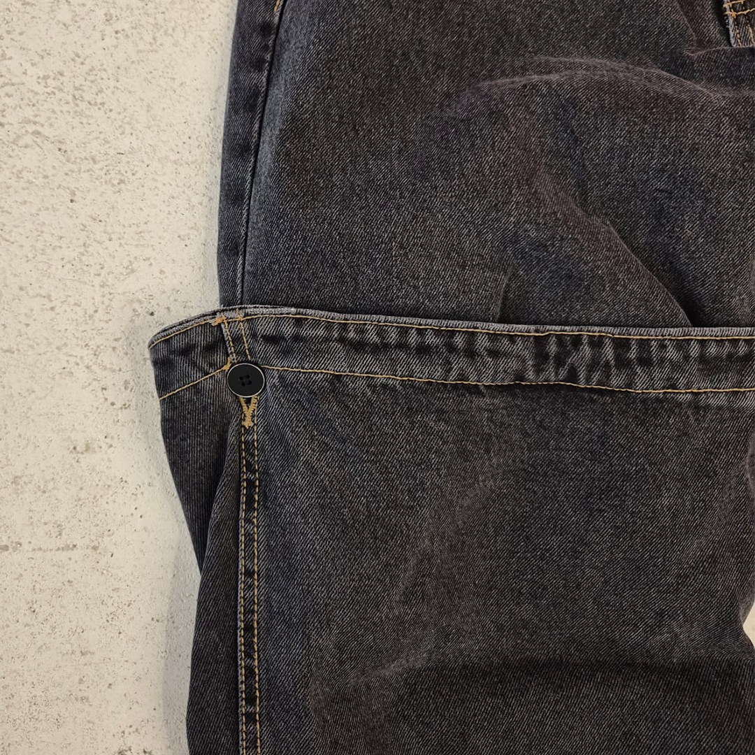 COLN Docking Wide Black Pants (L)