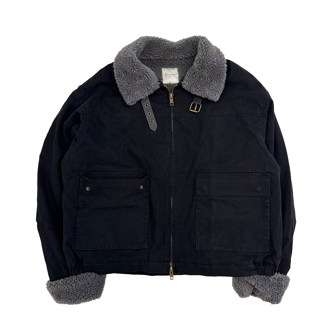 COLN Shearling Cropped Jacket (Free Size)