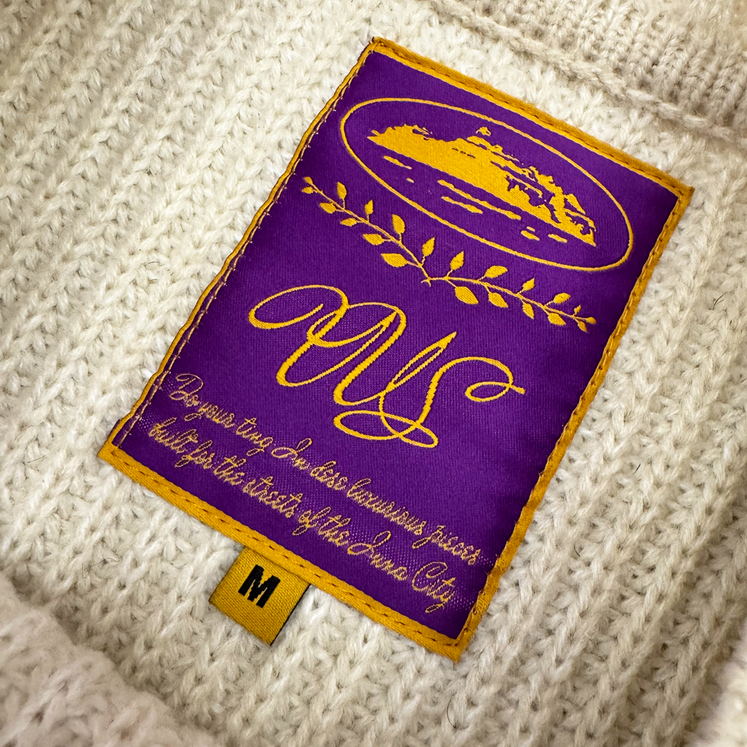 Corteiz VVS Yarn Allstarz Cream Sweater (M)