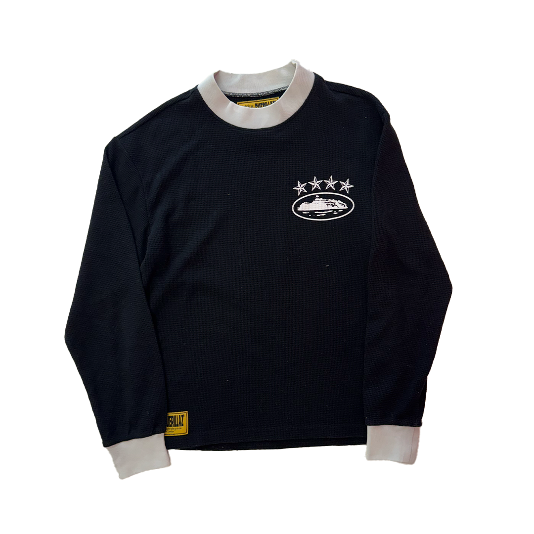 Corteiz 4Starz Alcatraz Waffle LS Tee (S)