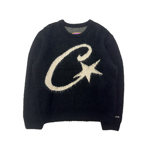 corteiz ニット Corteiz C-Star Black Knit (M) – SUPERMARKETT