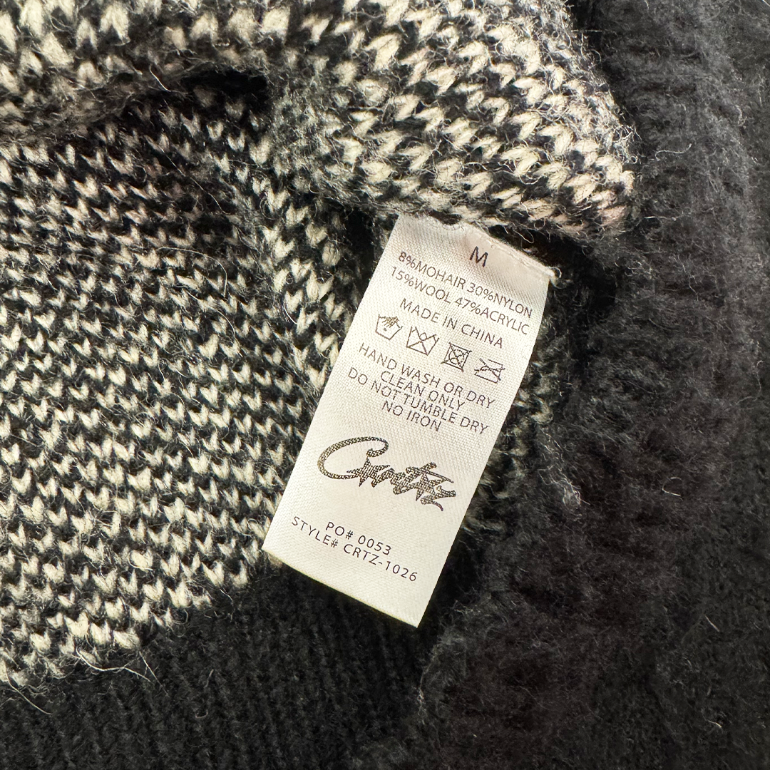 Corteiz C-Star Black Knit (M)