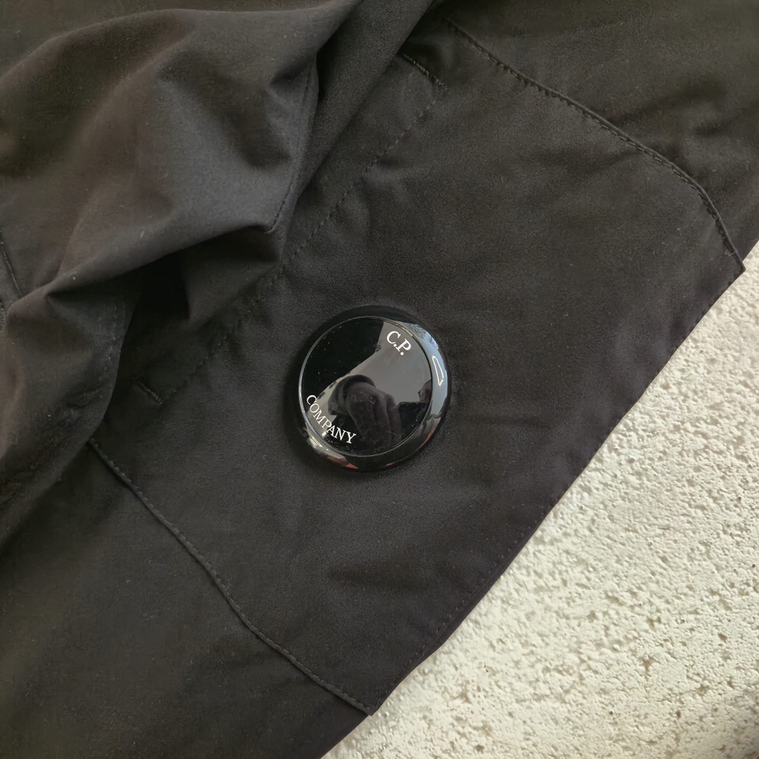 C.P. Company Shell-R Black Bomber Jacket (L)