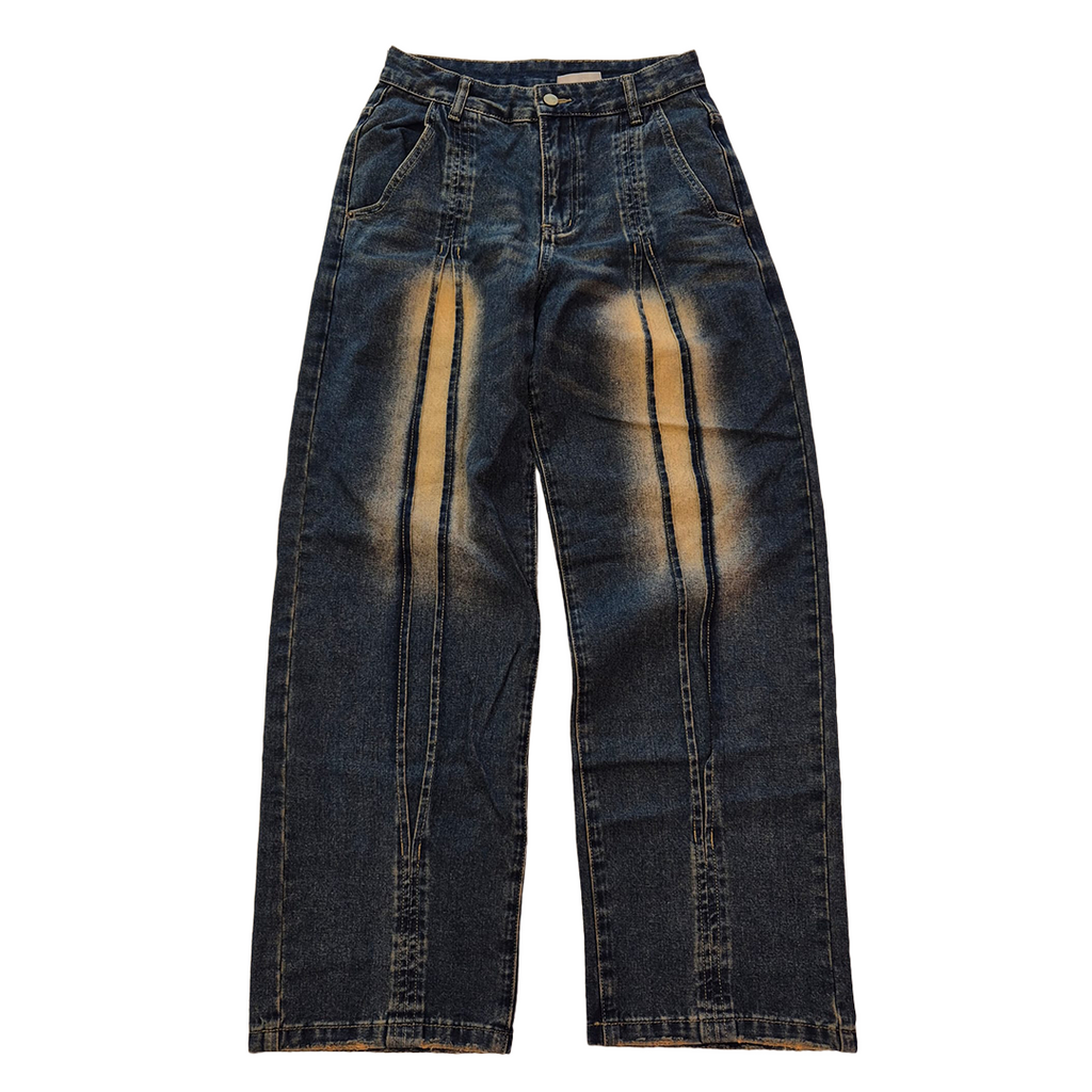Croworld Dark Blue Wide Leg Pants (M)