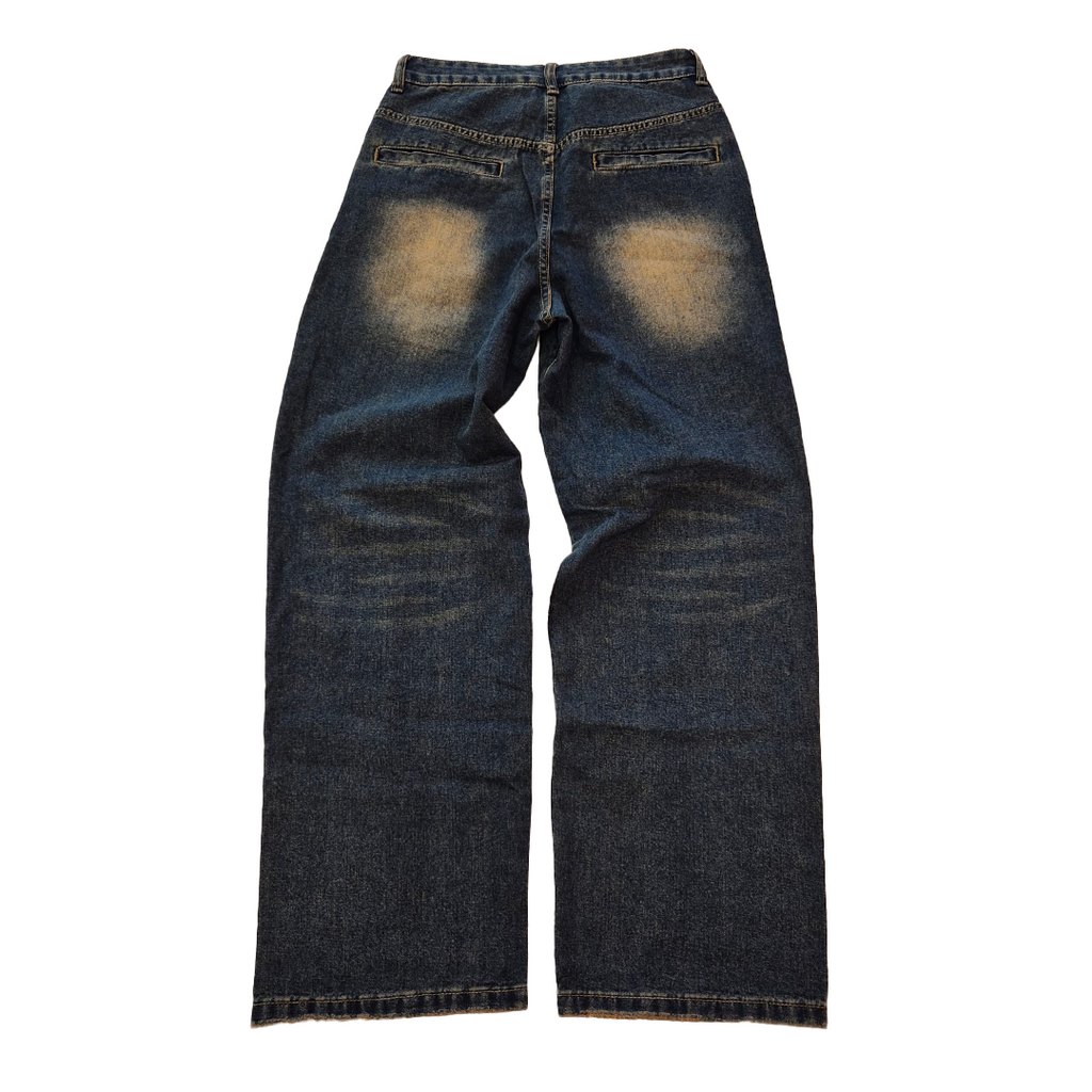 Croworld Dark Blue Wide Leg Pants (M)