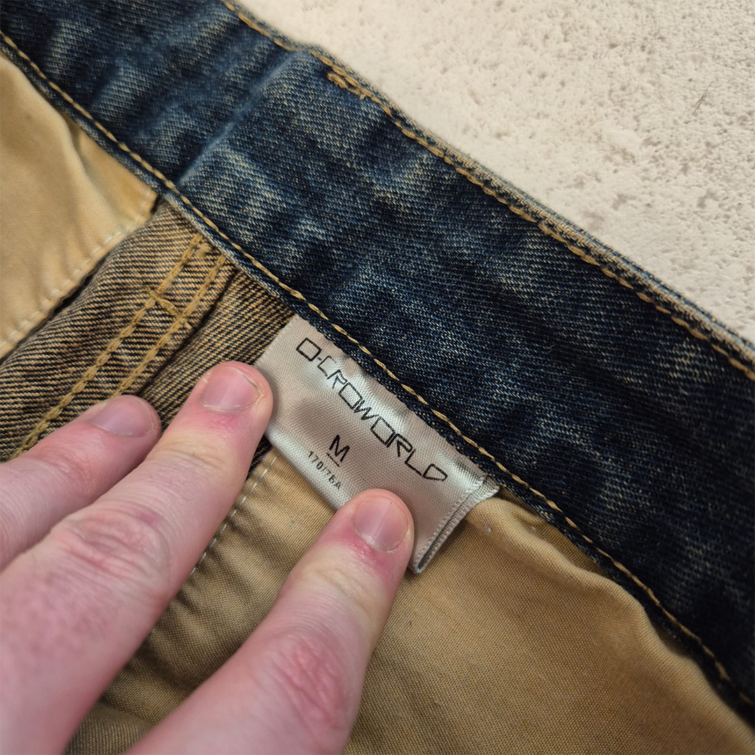 Croworld Dark Blue Wide Leg Pants (M)