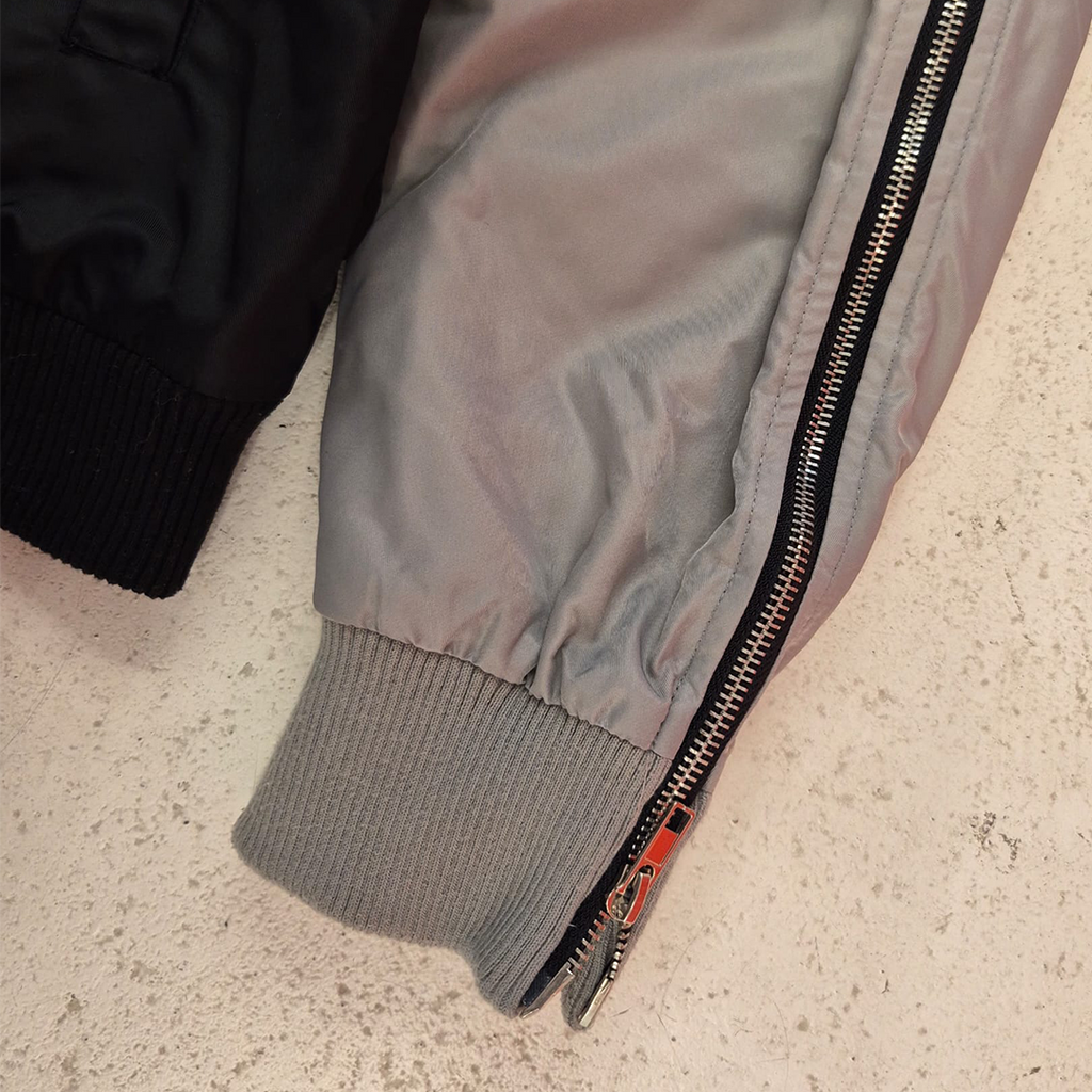 Croworld Cropped Grey Track Jacket (M)