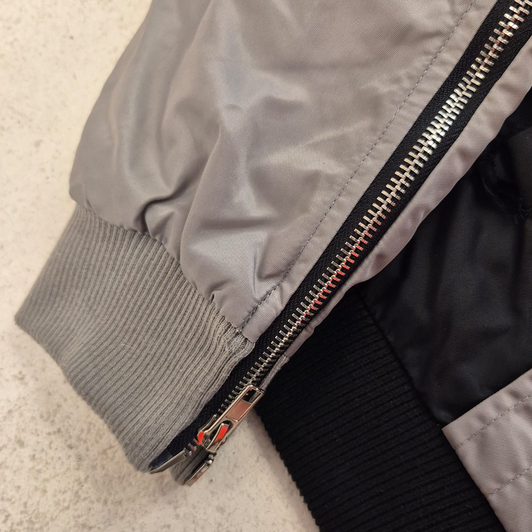 Croworld Cropped Grey Track Jacket (M)